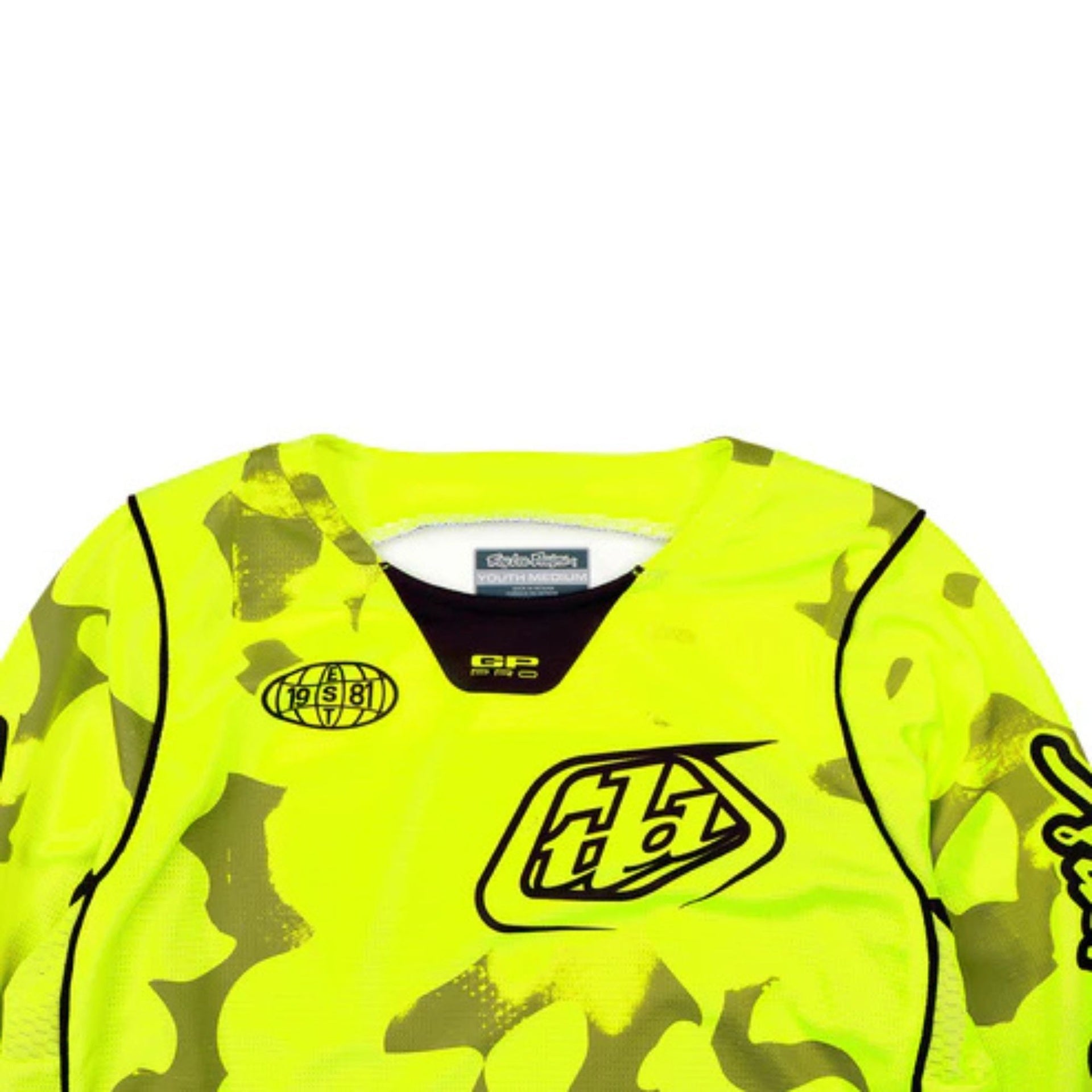 Jersey para niño Troy Lee Designs Gp Pro Blotted Flo Yellow
